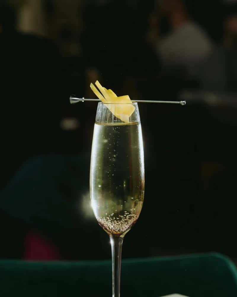 French 75 קוקטייל בכוס